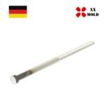 Flat ejector pin with chamfer radii, 2-fold 0.2 mm DIN ISO 6893, Form FAH