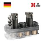 Fourfold thread unscrewing unit 2x hydraulic motor OMM 32 (3.2 kW)