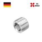 Taper pressure plug DIN 906 - XXmold precision mold component, SKU XEP77461