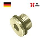 Taper pressure plug DIN 908 - XXmold precision mold component, SKU XEP7744
