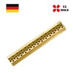 Angle strip with solid lubricant